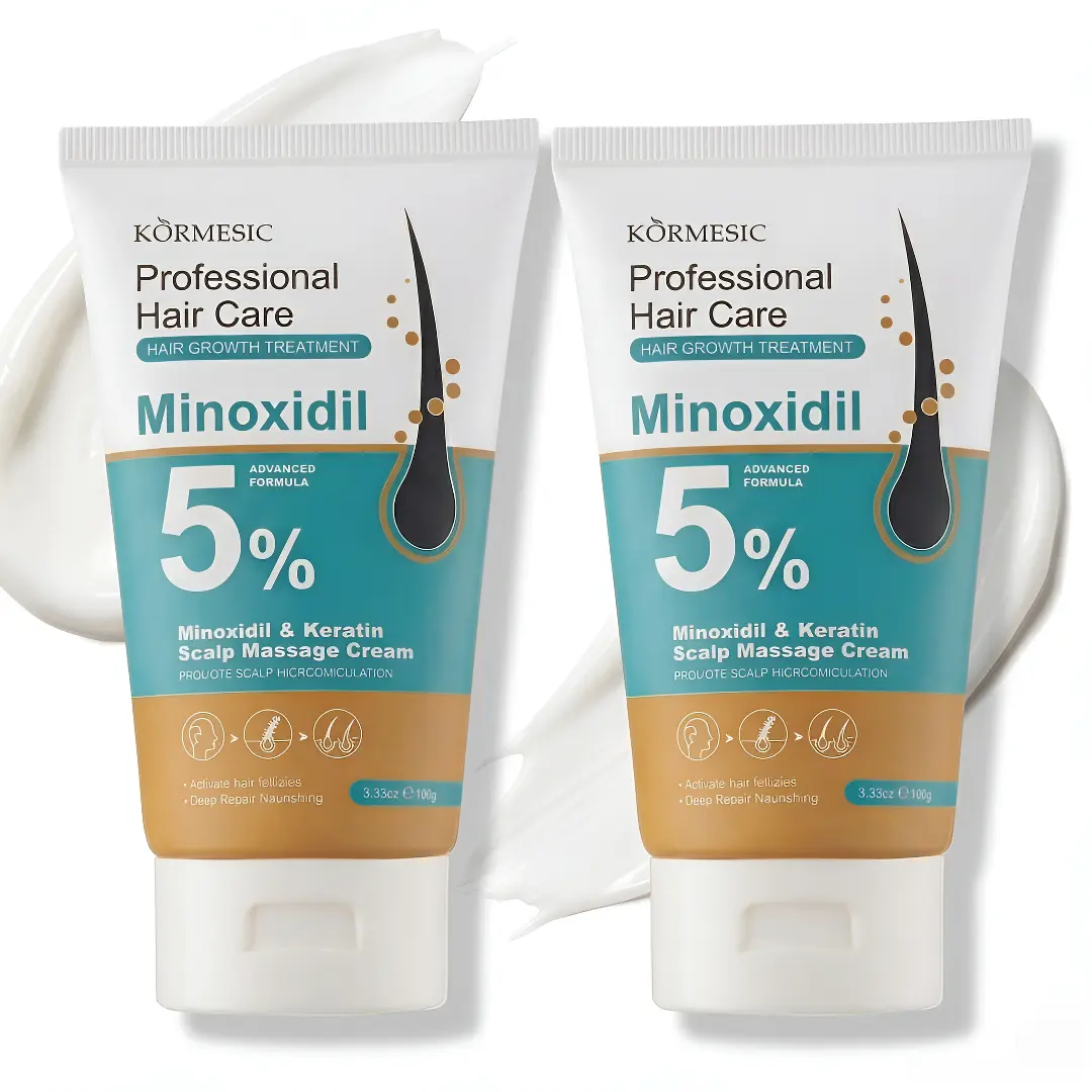[BUY 1 GET 2] KORMESIC 5% Minoxidil Hair Growth Scalp Massage Cream with Keratin & Ginger, for Men & Women, Prevents Hair Loss, Repairs Follicles, Promotes Fast Regrowth, Strengthens Roots, Beauty Products, Hair Growth Products,back to school