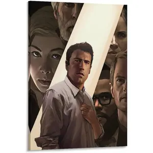 Gone Girl Movie Canvas Poster Modern Wall Art for Bedroom, Office, Living Room, Gift – Realistic Painting Style Décor (14)