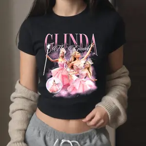 Vintage Glinda Wicked Shirt Glinda Wicked Shirt Movie 2025 Unisex Cotton Graphic Tee Unisex Cotton All-Use Tee Timeless