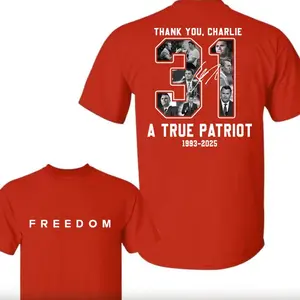 Birthday T-shirt, October 14th Red T-Shirt, Remembrance Ceremony Honoring T-shirt, Wear Red On October 14th As CJK Day Tee, C.K. Birthday Graphic Design Unisex Cotton T-shirt For Men For Women Casual Basic