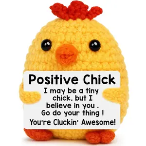 Mini Chicken Birthday Gift for Women, Sisters, Daughters, Mother's Day Decoration, Graduation Gift, Inspirational Handmade Craft