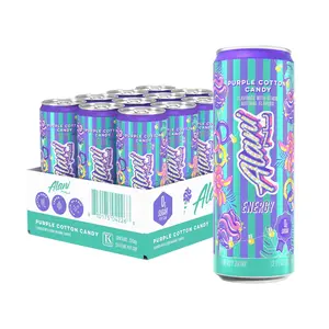 Alani Nu Purple Cotton Candy Sugar Free Energy Drink (Pack of 12)