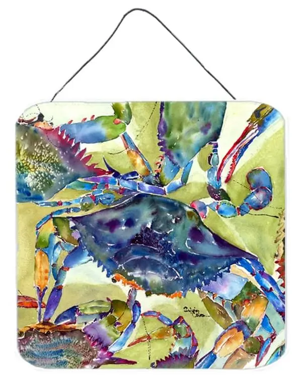 Carolines Treasures 8512DS66 Crab Aluminium Metal Wall or Door Hanging Prints