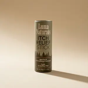 Luna Naturals Anti-Itch Balm | Menthol & Colloidal | 1 Pack - 18g Lightweight Sensitive Soothing