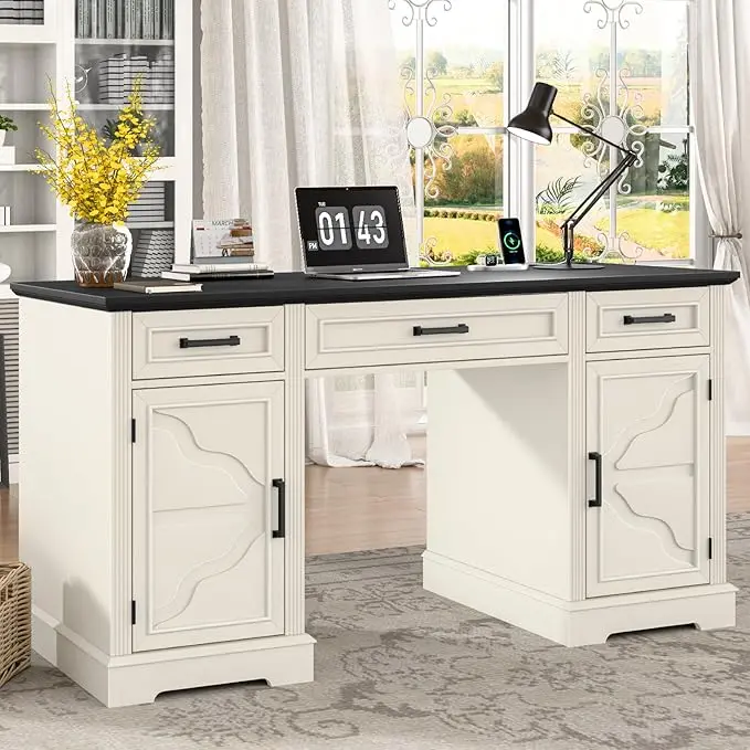 White-55.1"D x 19.7"W x 30.3"H