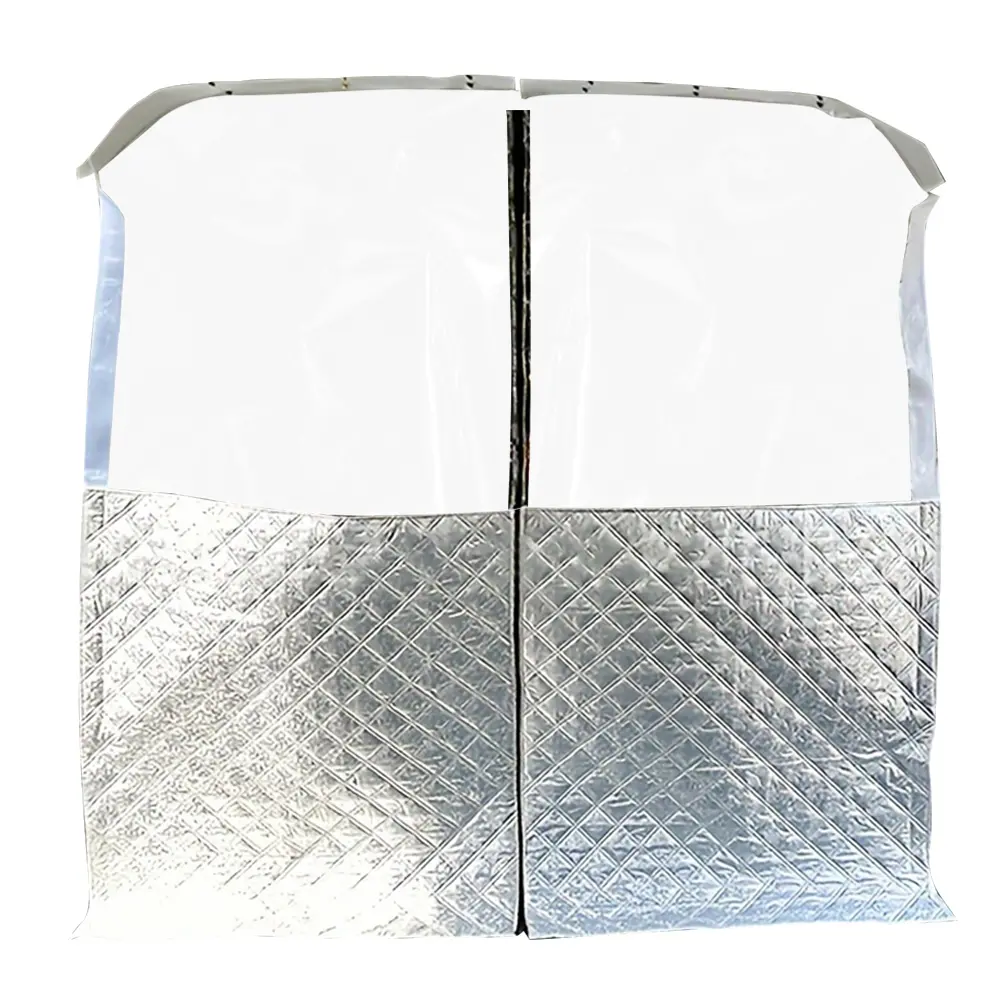 Car Divider Isolation Curtain with Zipper Car Divider Heat Insulation Curtain Car Divider Privacy Curtain for Highroof Camper Van Motorhome Caravan
