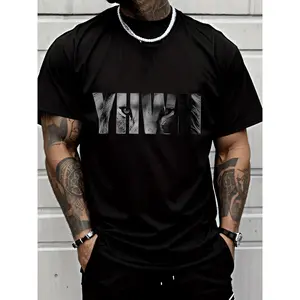 YHWH Christian Faith Graphic Tee, Y2K Retro Streetwear Religious T-Shirt, Inspirational Casual Top for Men