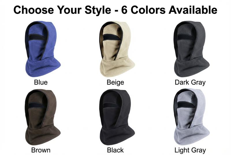 Balaclava Ski Mask for Men & Women - Windproof Fleece Hood Winter Face Mask & Neck Warmer, Thermal One-Piece Pullover Hat for Skiing, Cycling, Motorcycle, Running & Extreme Cold Weather Gear, Soft Breathable Helmet Friendly Head Cover Balaclava Ski Mask for Men & Women - Windproof Fleece Hood Winter Face Mask & Neck Warmer, Thermal One-Piece Pullover Hat for Skiing, Cycling, Motorcycle, Running & Extreme Cold Weather Gear, Soft Breathable Helmet Friendly Head Cover