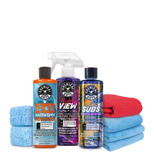 Chemical Guys April Showers Rain Protection Ceramic Wash Kit – Windshield & Glass Water Repellent Bundle with Water Spot Remover