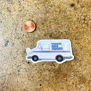 Save The USPS Mail Truck Sticker
