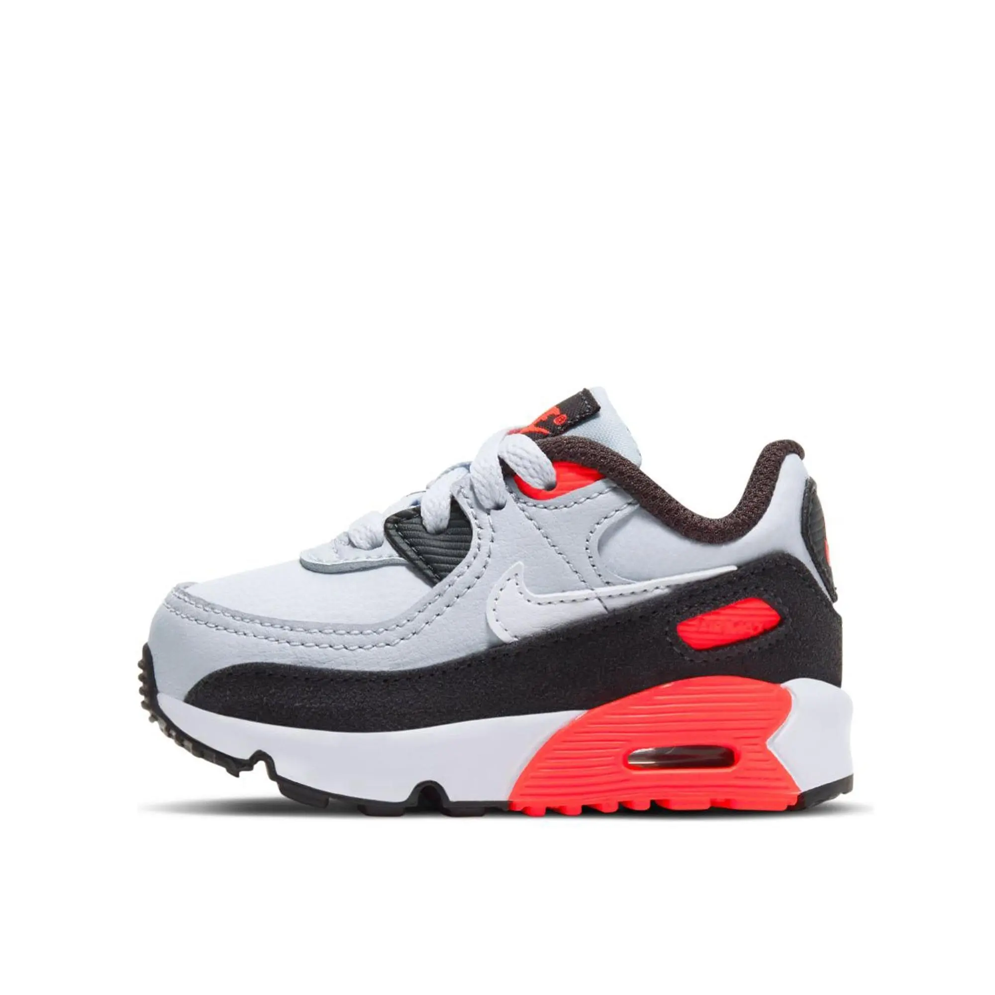 Toddler's Nike Air Max 90 LTR Football Grey/White (CD6868 012)