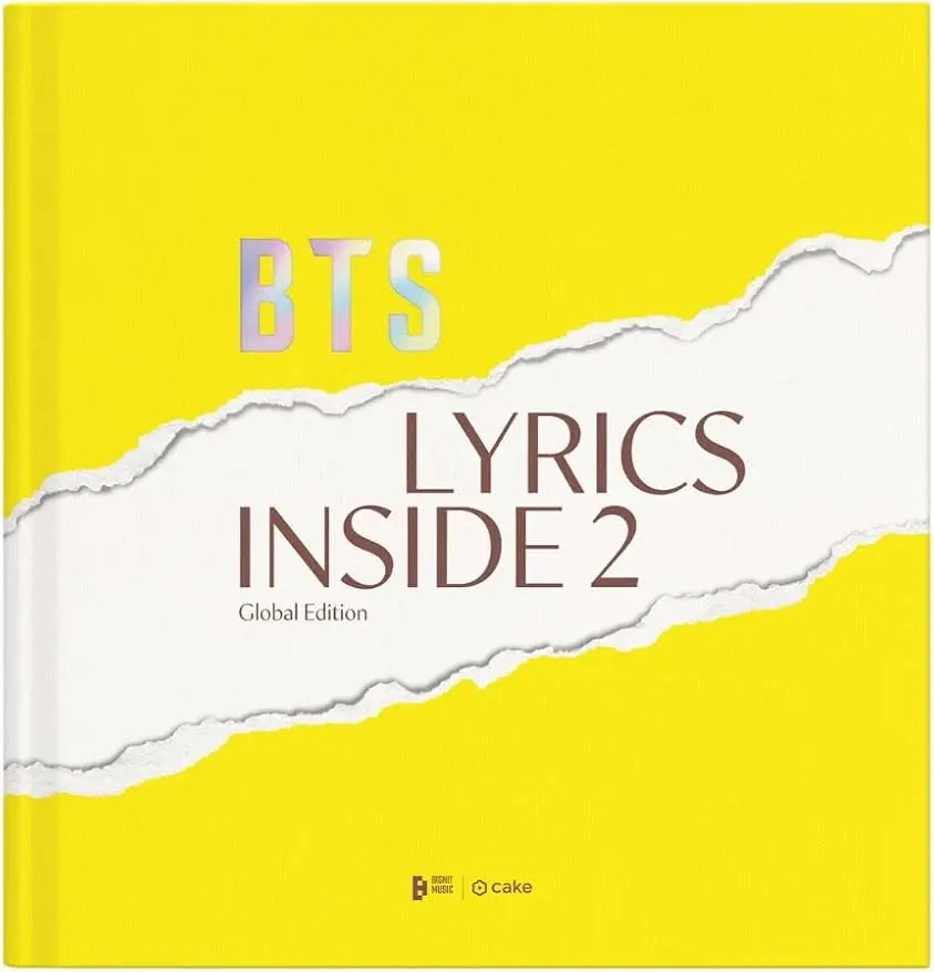 BTS LYRICS INSIDE 2 - Official BTS Merchandise, 10 Beloved BTS Songs Full Lyrics Interpretations (The Most Beautiful Moment in Life Series and Proof Album)