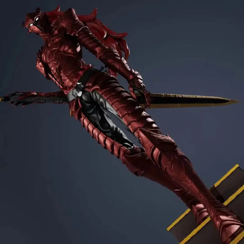 Anime Figure Solo Leveling The Bloodred Knight IGRIS Figure Mold Garage Kits GK Unpainted Figure Model