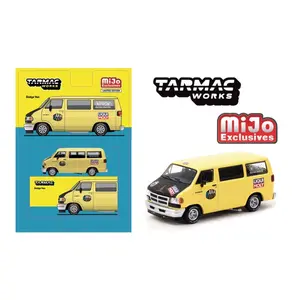 Tarmac 1:64 Dodge Van Custom – Yellow – Global64 – MiJo Exclusives