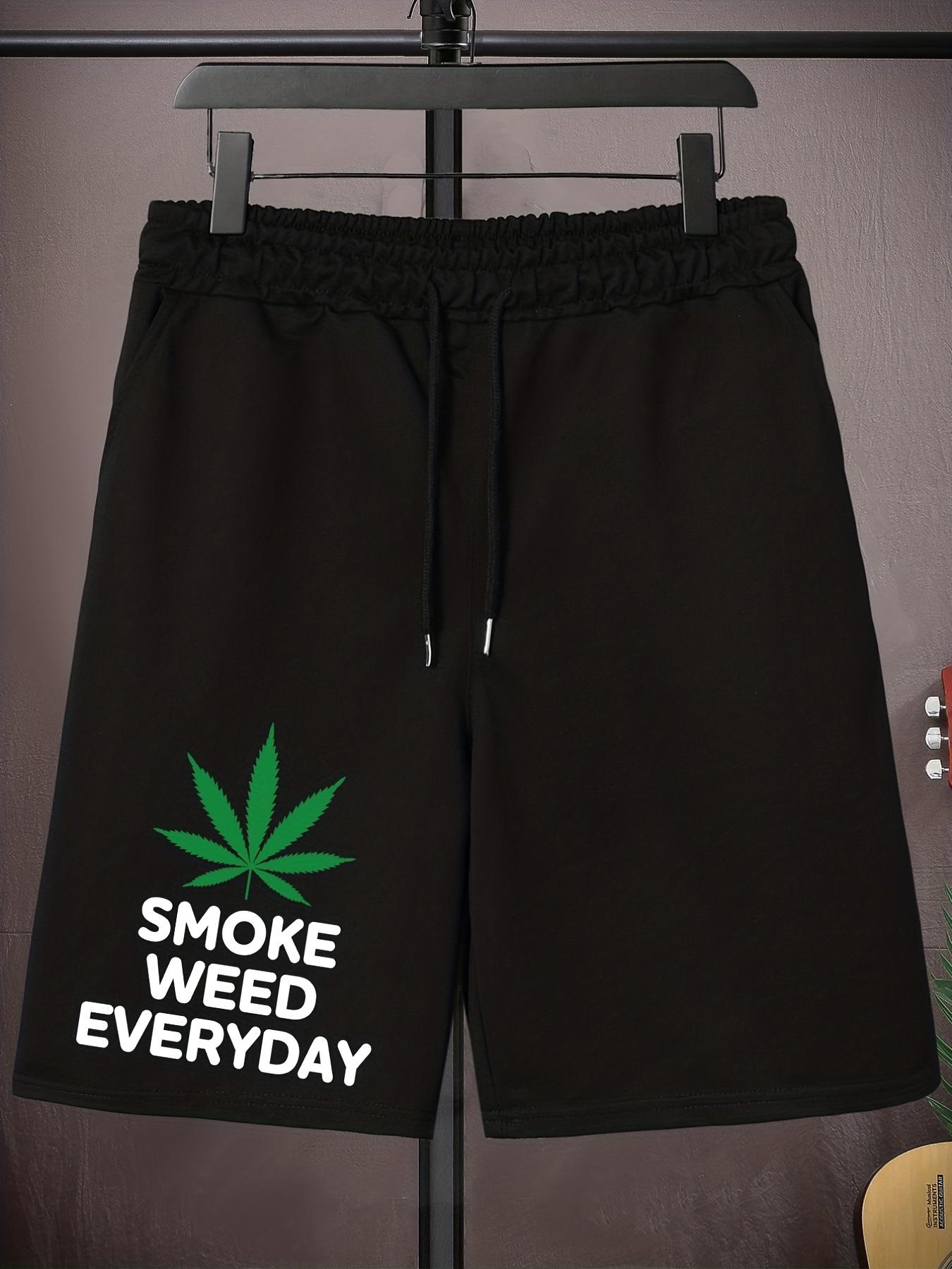 Men'S Oversized Print Drawstring Solid Color Sports Shorts with Extra Elasticity for Spring And Summer, Plus Size