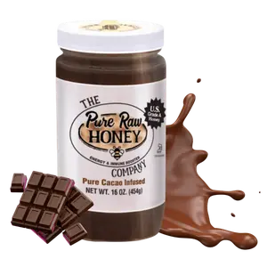 Raw Cacao Honey 16oz