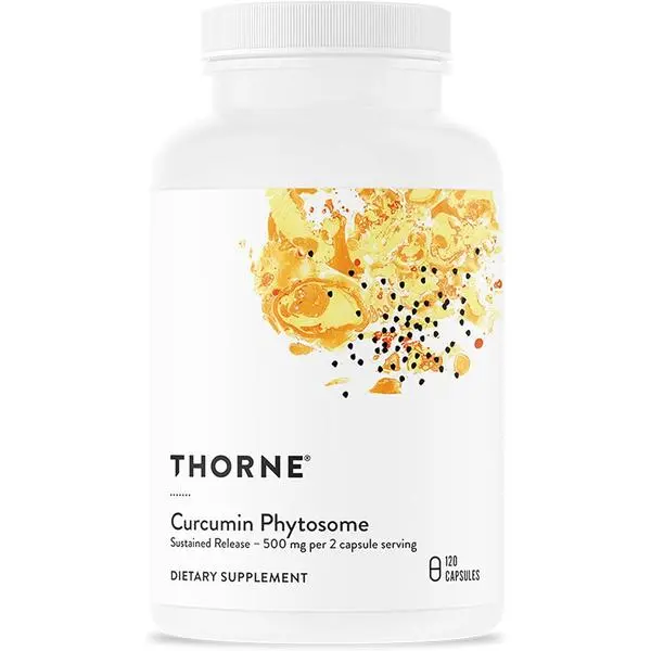 THORNE - Curcumin Phytosome 500 mg (Meriva) - Sustained Release, Clinically Studied - Supports Healthy Inflammatory Response in Joints, Muscles, GI Tract, Liver, Brain & Nerves* - 60 Servings