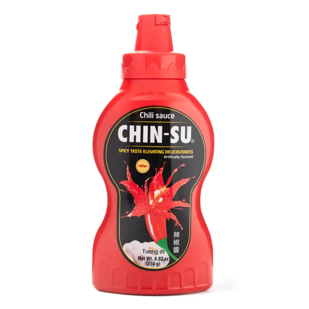 CHINSU Chili Sauce 250 g - Mildly Spicy with a Hint of Garlic and Tomato Flavor