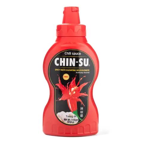 CHINSU Chili Sauce 250 g - Mildly Spicy with a Hint of Garlic and Tomato Flavor