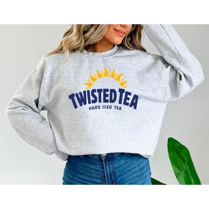 Twisted Tea Crewneck Sweatshirt, Cute Twisted Tea Unisex Sweatshirt, Adult Sweatshirt