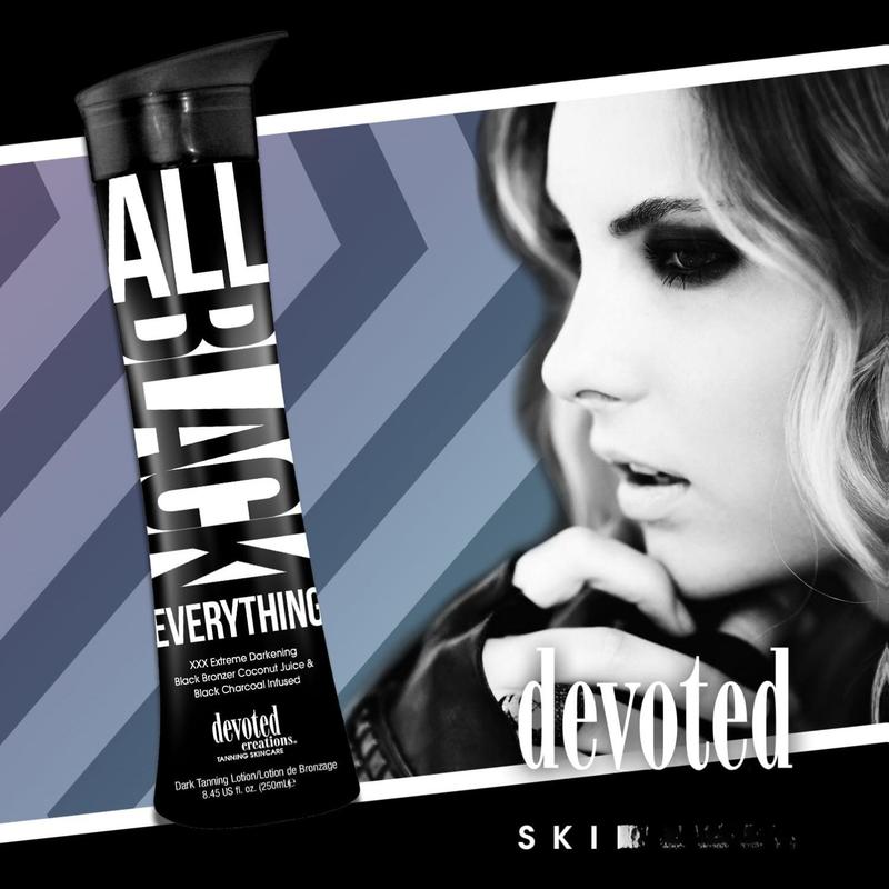 Devoted Creations All Black Everything - Extreme Darkening Black Bronzer Dark Tanning Lotion