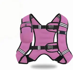 Weighted Vest for Women & Men, 8lb/12lb/16lb/20lb Body Weight Vest with Touchscreen Phone Holder & Reflective Stripe, Workout Equipment for Weight Los, Fitness, Walking, Running, Cardio, Strength Training