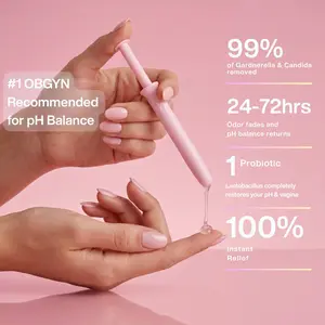 Instant Relief Intimate Probiotic Gel (10 pcs) - Rebalances pH and restores vaginal microbiome. Direct delivery of lactobacillus and botanicals eliminating odor, bv, and yeast -  provides long term prevention from recurring infections. 