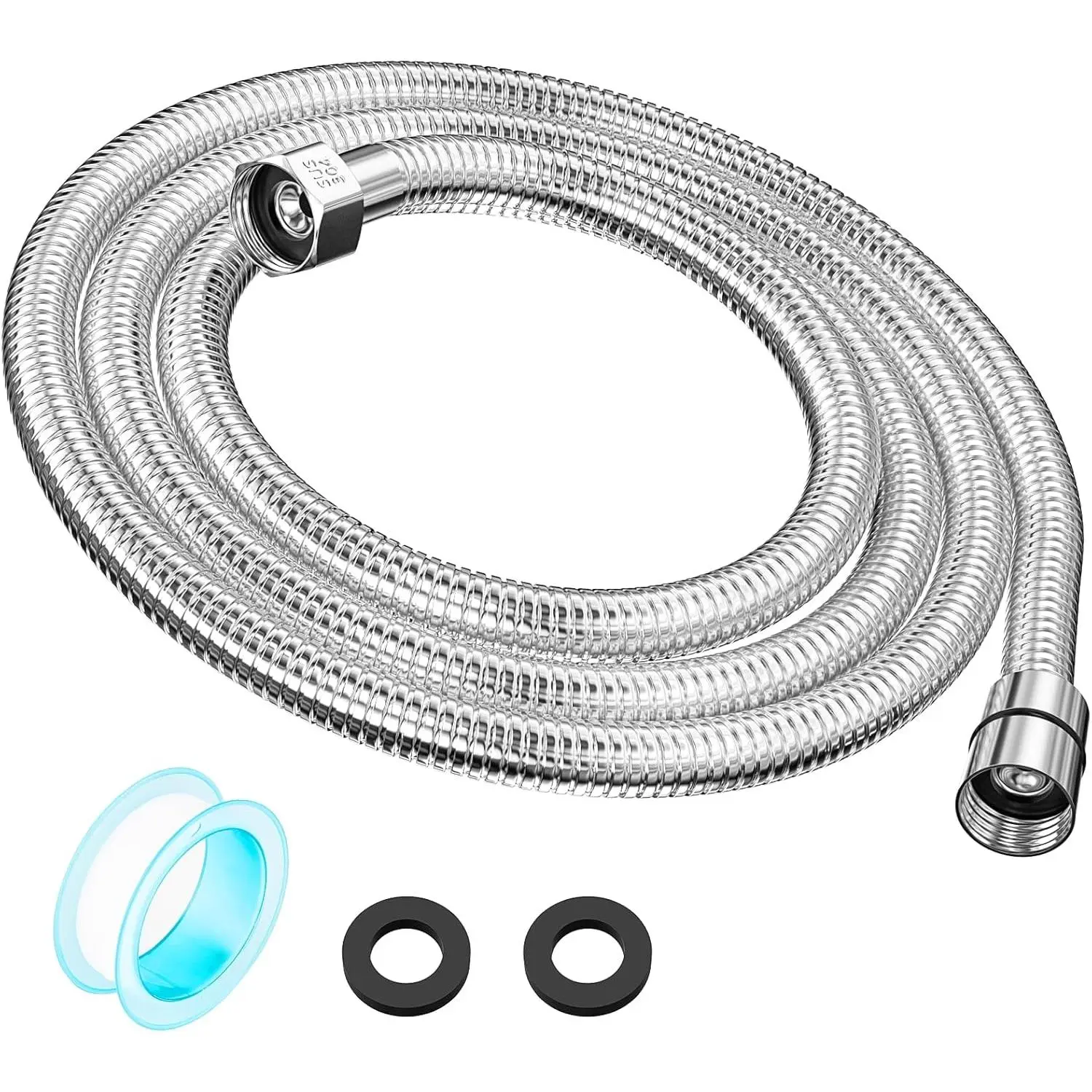 79" Shower Hose, Extra Long 304 Stainless Steel Handheld Shower  Hose Extension/Replacement, Flexible & Durable, G1/2 Universal Insert & Nut