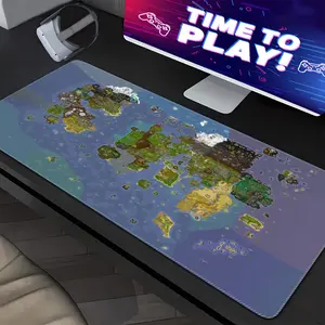 Runescape XXL Mouse Pad - Large World Map Gaming Desk Mat, Anime Mouse Pad, Desk Mat, pc accessories.