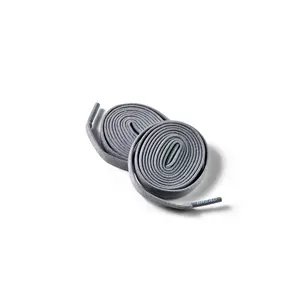 Vulture Gray Bread Elastic Shoelaces