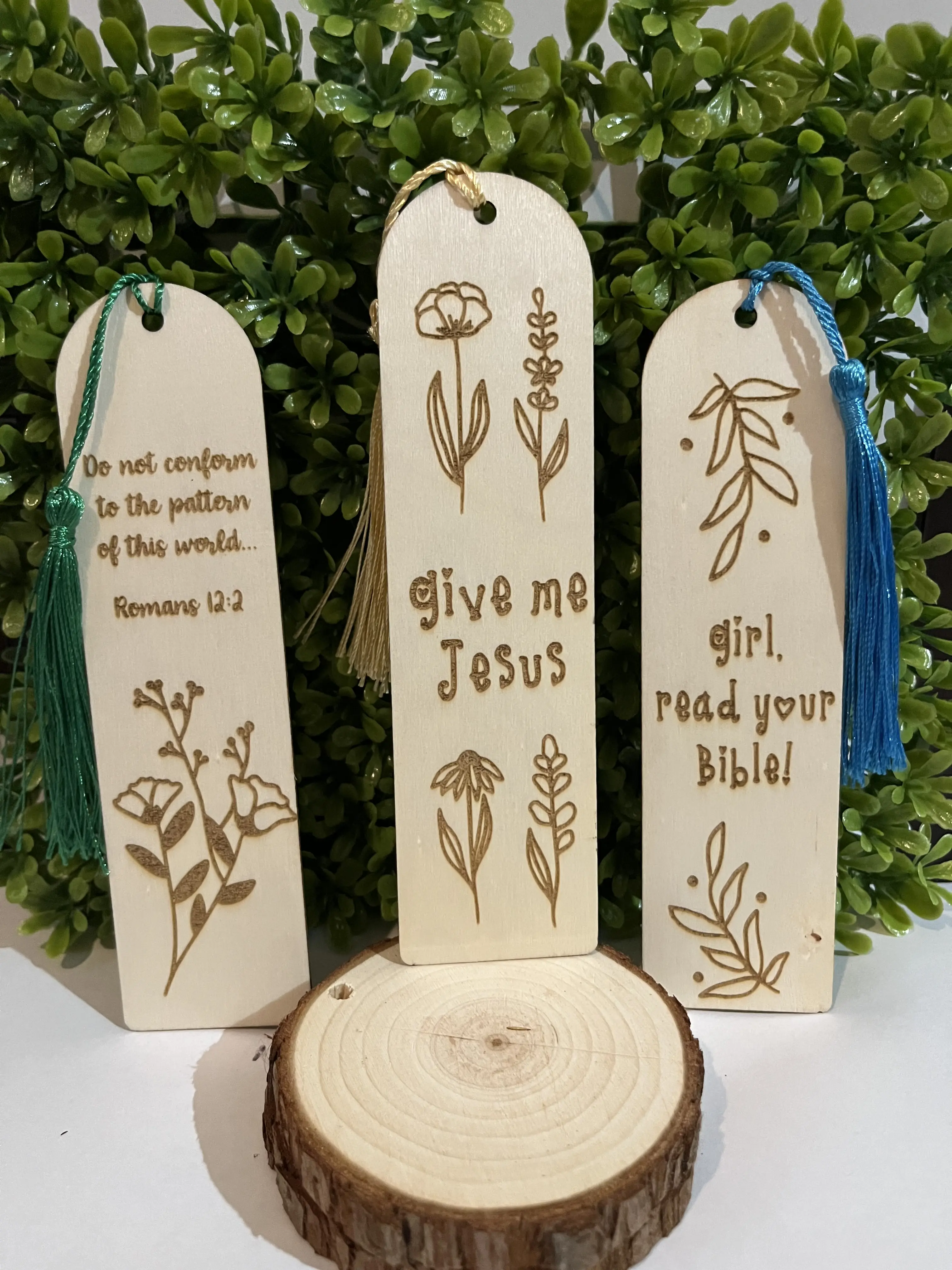 Wood bookmark  Natural wood bookmark Unfinished wood bookmark Rustic wood bookmark Engraved wood bookmark Laser cut wood bookmark Handcrafted wood bookmark Wood