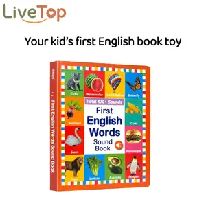 Educational Talking Sound Book with Piano Keys (Colorful Car Design) – 470+ Words, 21 Themes, 6 Songs | Interactive Press-to-Learn Learning Toy | Perfect Gift for Kids Ages 3–9