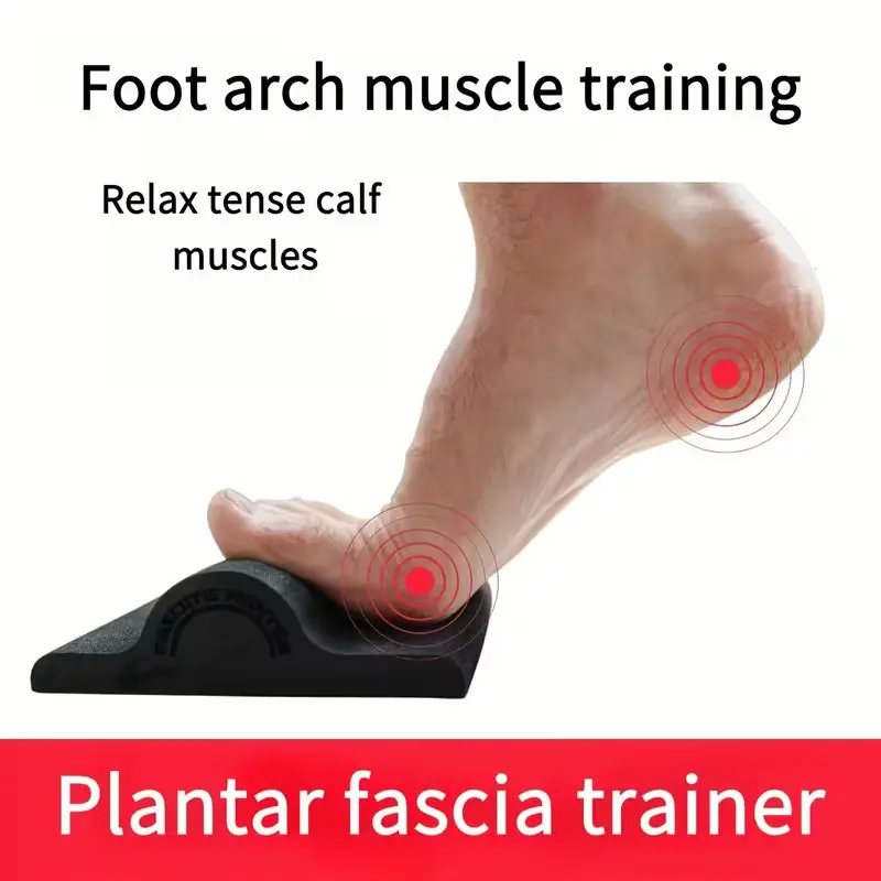Arch Trainer for Plantar Fasciitis, with Arch Support, Ergonomic Design, Non-Slip Surface, Stretches Hamstrings, Stretching Gear, Stretching Tool, Exercise, Yoga & Fitness Aid, Yoga Equipment, Fitness Accessories, Suitable for Home & Gym Use