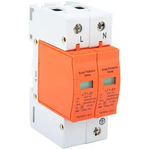 House Arrester Device, 2P 10kA-20kA 420v AC Low-Voltage Arrester Device, Protective Device for Lightnings