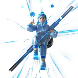 3D Hologram Fan, 16.5 Inch 3D Hologram Projector with Remote/APP/WIFIHolographic Fan with  LED 1024*800PX Resolution Picture Spinner Small for Business,Shop,Christmas,Halloween (42CM)