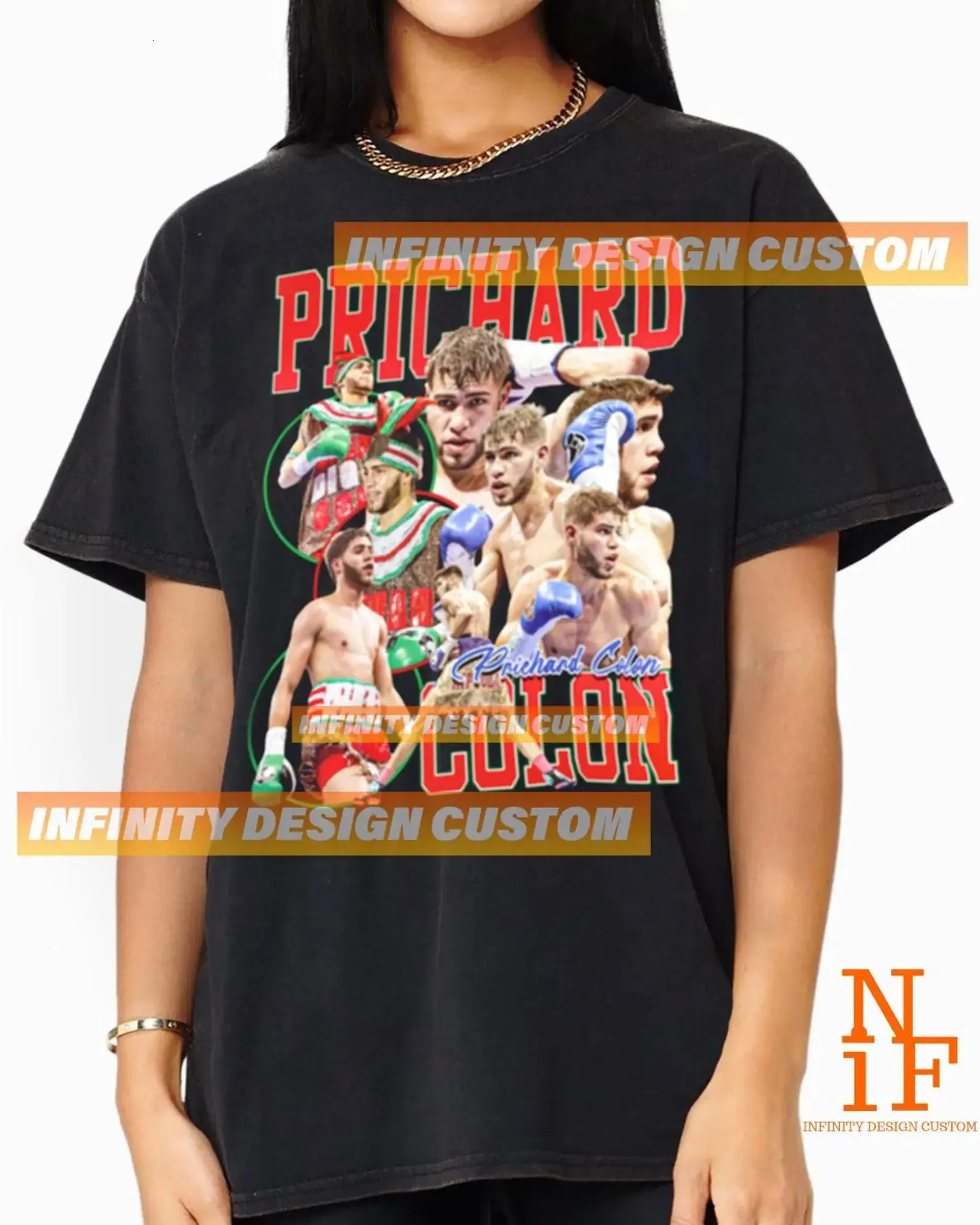 Prichard Colon shirt Vintage 90s Graphic Tee - Unisex Boxing T-Shirt R. I. P