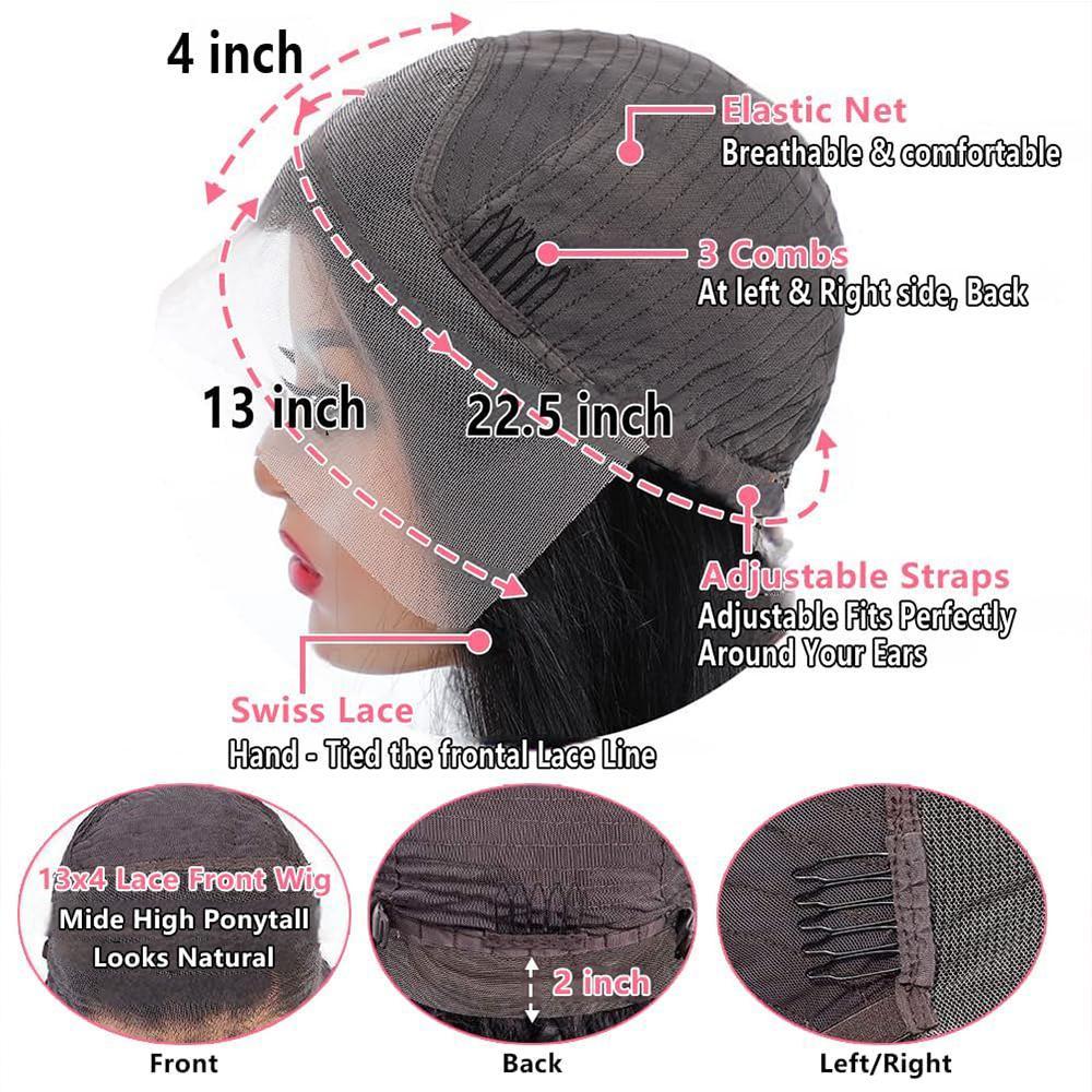 Body Wave Lace Front Human Wigs P1B/27 Highlight Blonde Colored 13x4 13x6 Lace Frontal Glueless Wigs Pre Plucked with Baby Hair 180% Density For Women