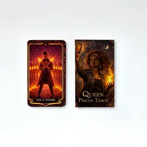 Queen Pisces Tarot Cards (2.75" × 4.75")
