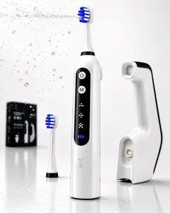Dual-Action Sonic Electric Toothbrush & Water Flosser Combo – All-in-One Professional Oral Care System Rechargeable USB Travel Bidet Sprayer plaque cleaner, Battery Powered Sprayer