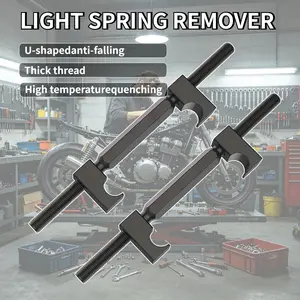 Motorcycle Shock Absorber Spring Compressor Tool Heavy Duty Alloy Steel Suspension Spring Remover for ATV Dirt Bike Repair