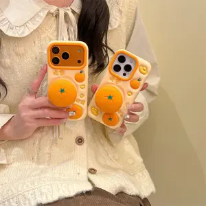 IPhone 13/16/17 Pro Max | Big Orange Big Li | Fun Fruit Stand | Best Friend Gift | Cover | Suitable for iPhone 11 12 13 14 15 16 17 Pro Max