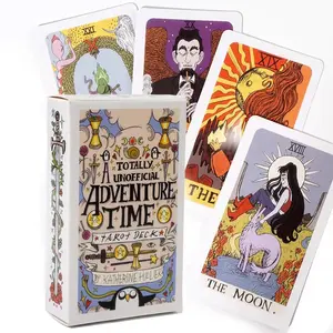Adventure Time Tarot Card Game, Tarot Card Decks, 78pcs/box Interactive Tarot Card Set, Perfect Gift Toy for Adults, Party Game Supplies & Fun Activities