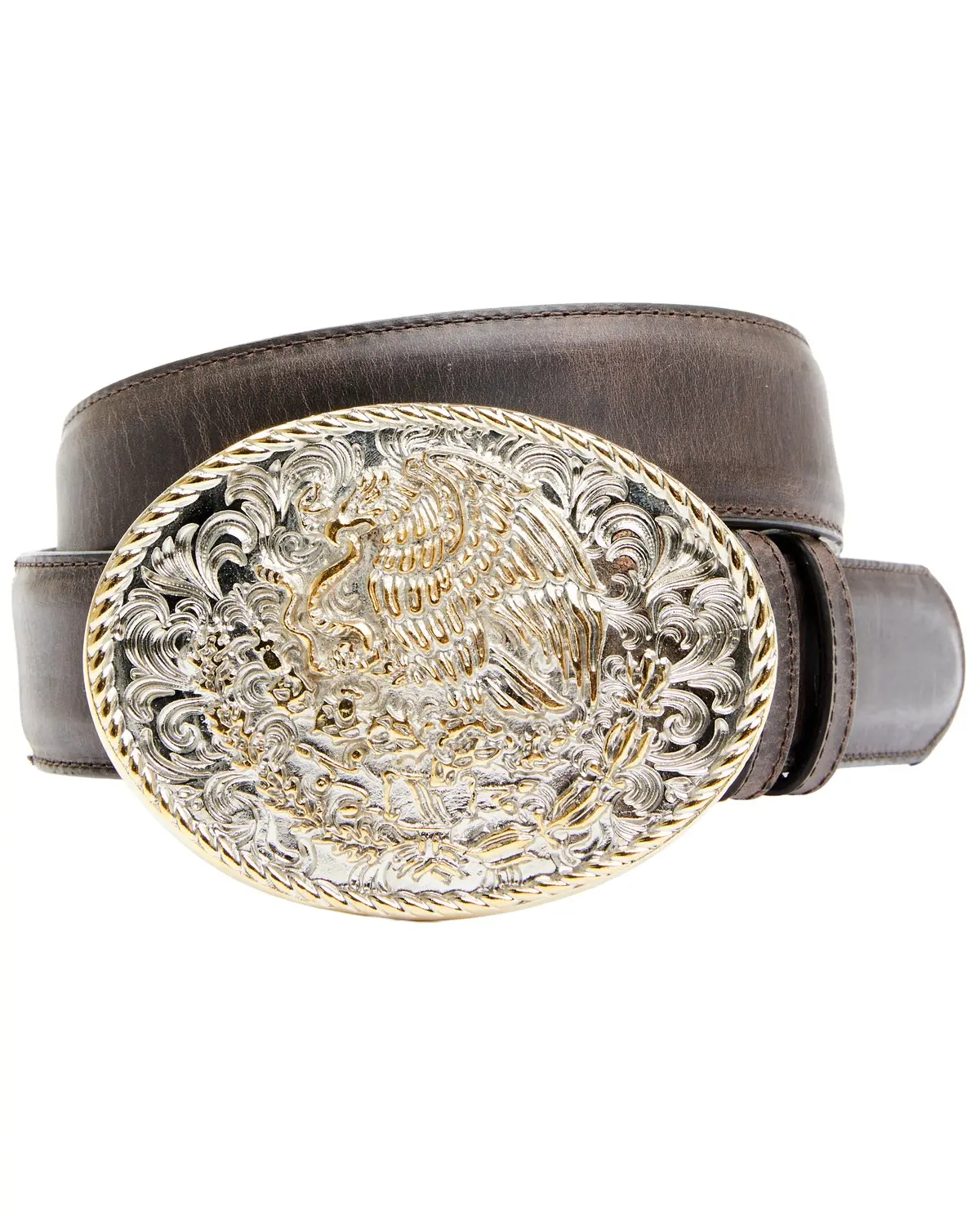 Cody James Men's Men'S Two-Tone Mexican Eagle Buckle Belt - Cjasu21bt6 Cody James Men's Men'S Two-Tone Mexican Eagle Buckle Belt - Cjasu21bt6