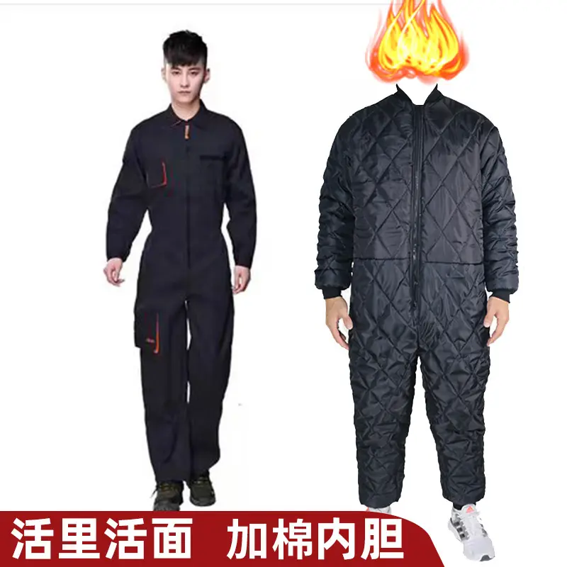 Black jumpsuit with cotton