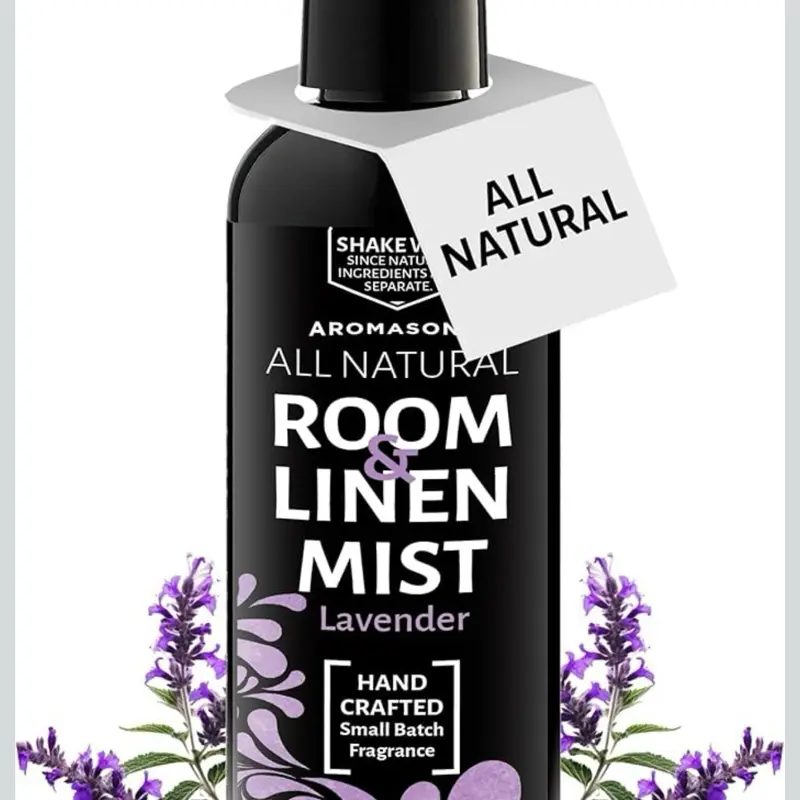 Aromason All Natural Room & Linen Mist Lavender Hand Crafted Small Batch Fragrance