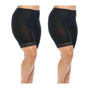 Undersummers Set of 2 Cooling Fusion 9" Shortlette Slip Short