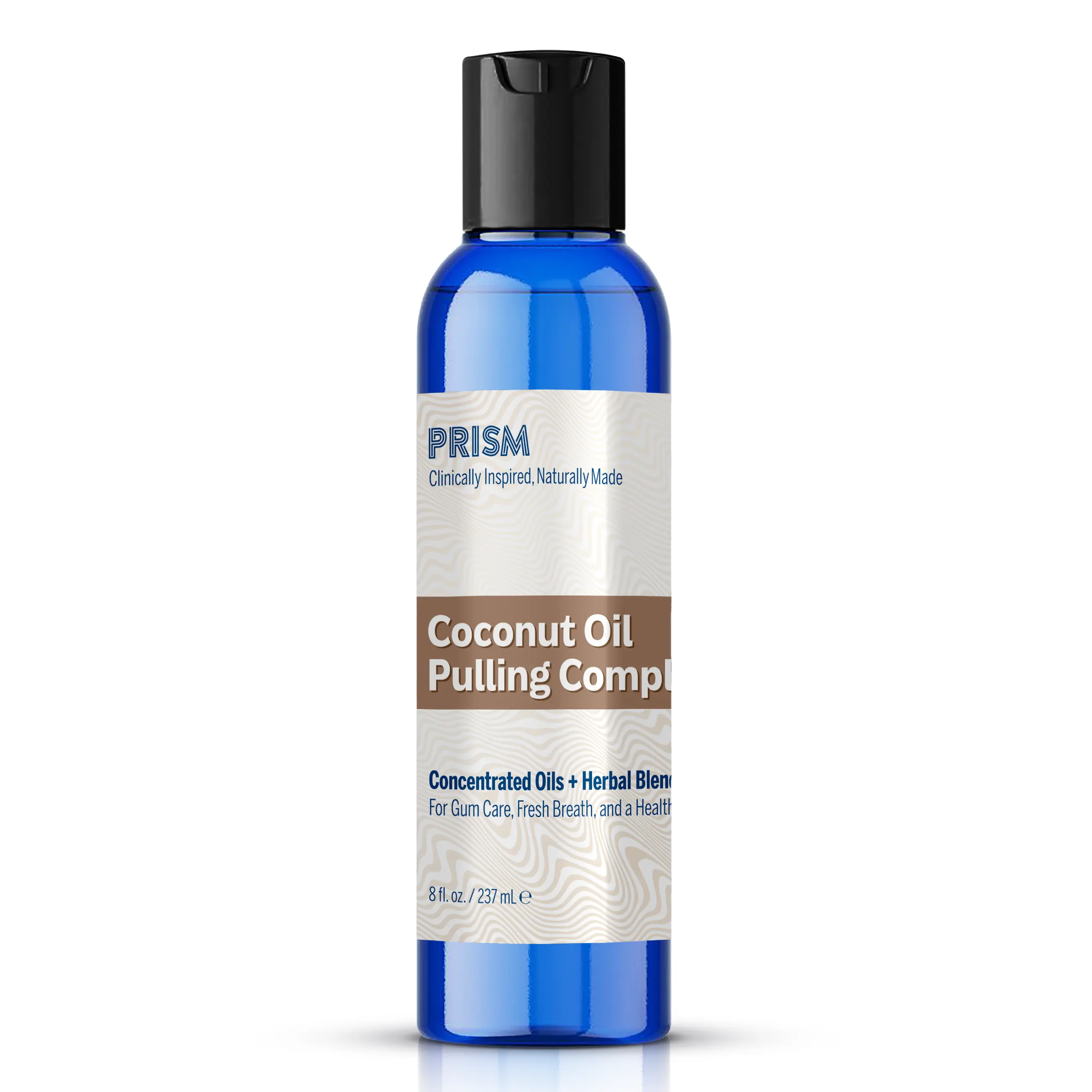Prism Health Lab Coconut Oil Pulling Complex – 8oz Pre-Diluted | Fresh Breath & Gum Support | Ready-to-Use Coconut Oil for Daily Oral Care