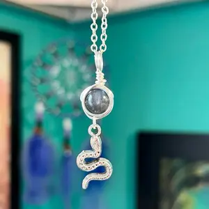 Lilith Devotional Charm – Goddess-Inspired Crystal Necklaces | Altar Talisman | Traveling Altars for Daily Connection & Devotion