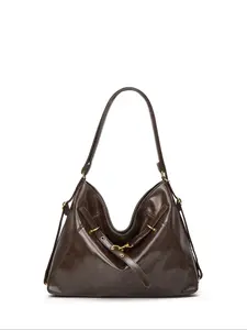 Large Capacity Fashion Simple Versatile New Women's Shoulder Handbag Crossbody Tote, Casual Daily Commute Shopping Bag, Daily Commuter Purse Adjustable Crossbody Shoulder Versatile Shoulder Bags