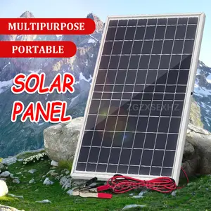 10W Solar Panel, Portable Solar Charger for Mobile Power, Camping, Hiking, Car, Boat, Phone, Street Lamp, Monitor, Emergency Power Supply, Portable Solar Panels